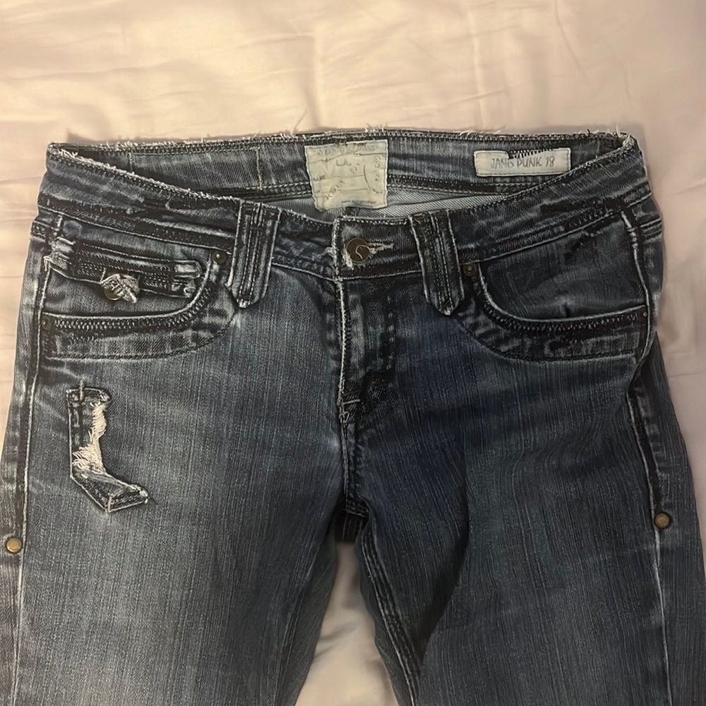 Taverniti So Jeans // Janis Punk 18 // sz 29 // wide leg denim